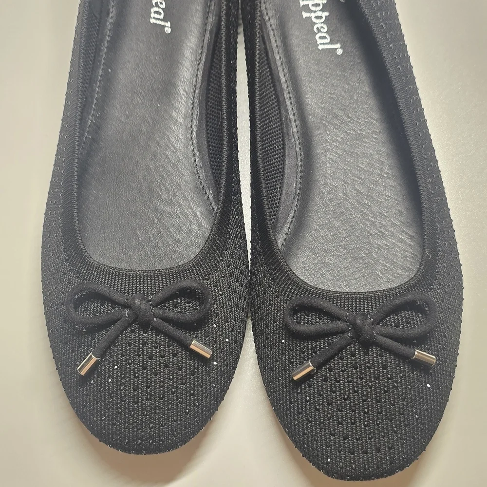 Xappeal | Women's | Black | Ballet Flats | Size 11 | Worn Once On Carpet